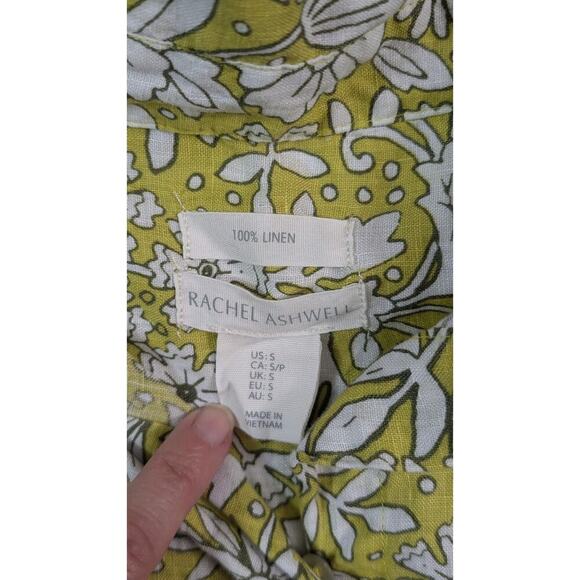 Rachel Ashwell linen button down‎ shirt - Picture 3 of 5
